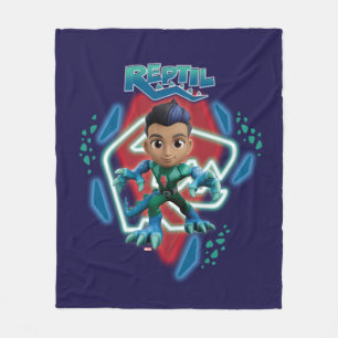Reptil Glowing Character Art Fleece Blanket