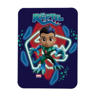 Reptil Glowing Character Art Magnet