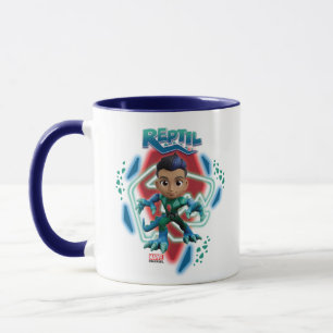 Reptil Glowing Character Art Mug