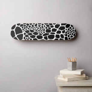 Reptile animal print skateboard