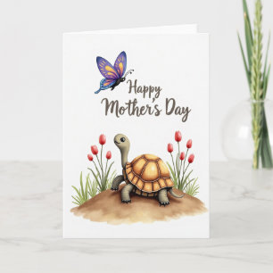 Reptile Floral Mothers Day Card