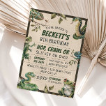 Reptile Kids Birthday Party Invitation<br><div class="desc">Reptile Kids 1st Birthday Invitation</div>