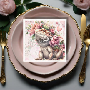 Reptile Lizard Birthday Napkin
