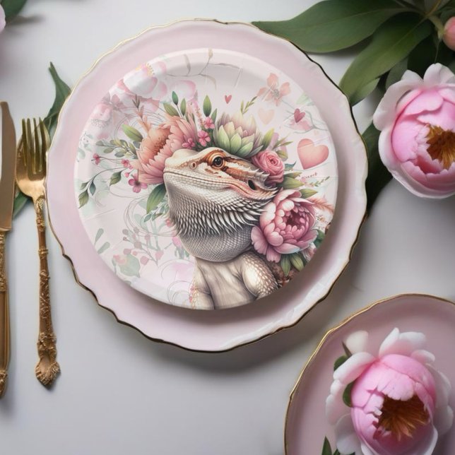 Reptile Lizard Birthday Paper Plate (Are you ready to throw an unforgettable birthday bash for your reptile enthusiast?
)