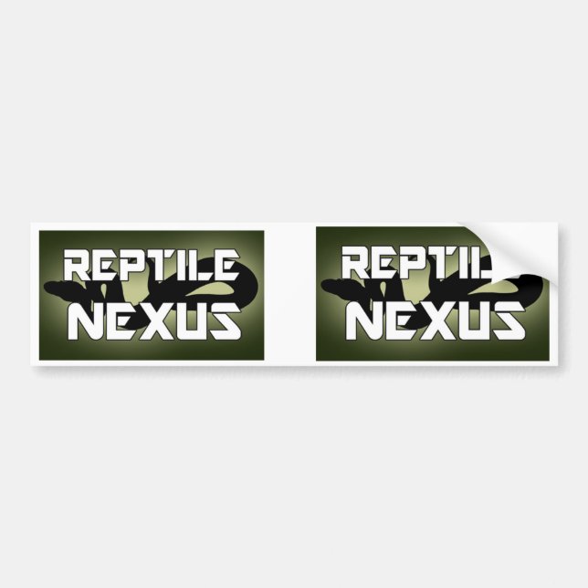 Reptile Nexus Bumper Sticker (Front)