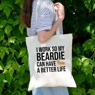 Reptile Parent Funny Work Quote Tote Bag