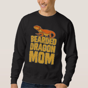 Reptile Pet Mommy Bearded Dragon Mom Animal Bearde Sweatshirt