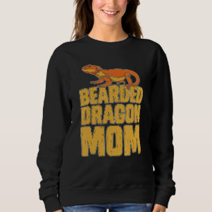 Reptile Pet Mommy Bearded Dragon Mom Animal Bearde Sweatshirt