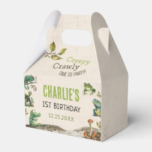 Reptile Show Birthday Party Favor Box