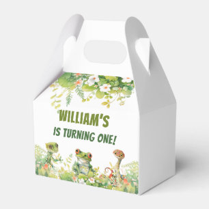 Reptile Show Birthday Party Favor Box