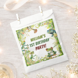 Reptile Show Birthday Party Favour Bag