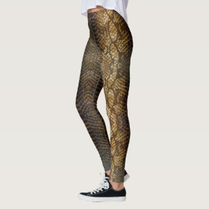  Reptile Skin Design on a Leggings