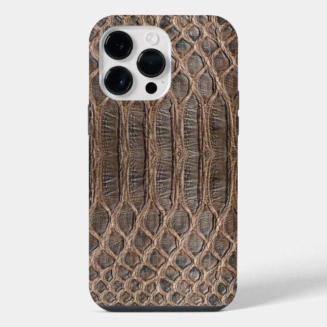 Reptile Skin Texture Cod.03 iPhone Case (Back)