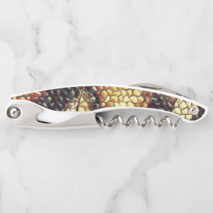 Reptile skin with yellowish and dark spots? corkscrew