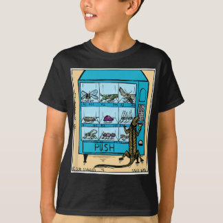 Reptile Vending Machine Funny Lizard  Novelty Gift T-Shirt