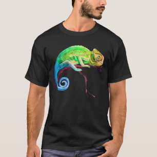 Reptile Zoo Keeper  Idea Lizard Safari Chameleon T-Shirt