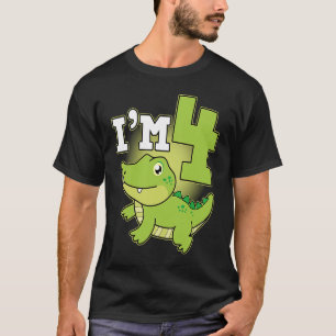 Reptiles  4th Birthday Crocodile Reptile Owner Gra T-Shirt