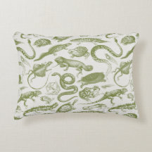 Reptiles and Amphibians Animals Goblincore Pattern