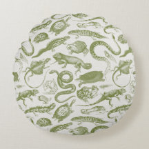 Reptiles and Amphibians Animals Goblincore Pattern