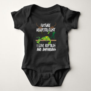 Reptiles and amphibians gift lizard baby bodysuit