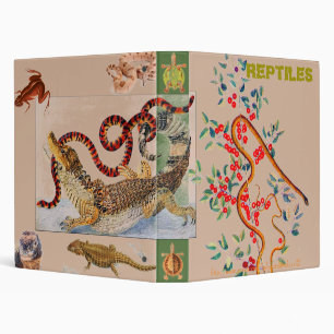"REPTILES" BINDER
