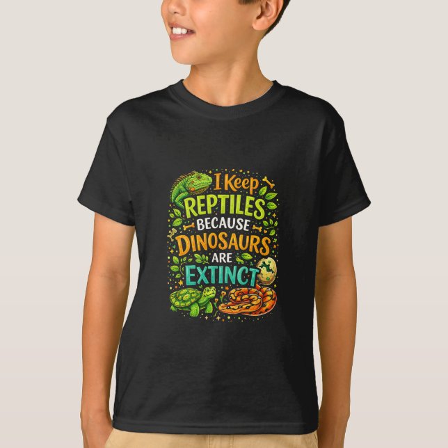 Reptiles Rule T-Shirt (Front)