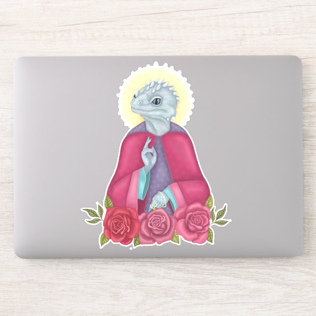 Reptilian Sticker (Computer)