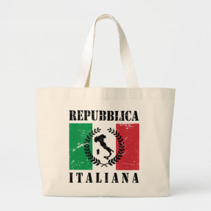 Repubblica Italiana Large Tote Bag