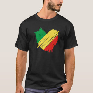 Republic Congo Flag I love Congo in my DNA Congol T-Shirt