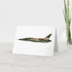 Republic F-105 Thunderchief Card