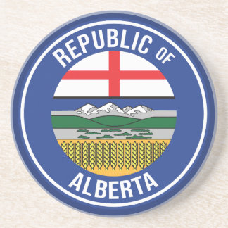 Republic of Alberta WEXIT Coaster