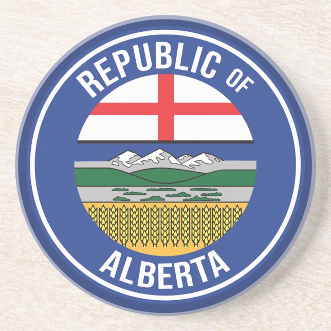 Republic of Alberta WEXIT Coaster (Front)