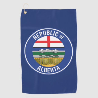 Republic of Alberta WEXIT Golf Towel