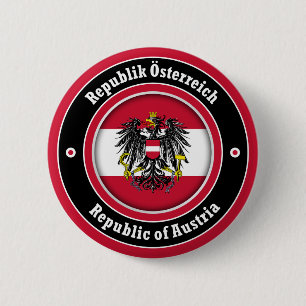 Republic of Austria 2 Inch Round Button