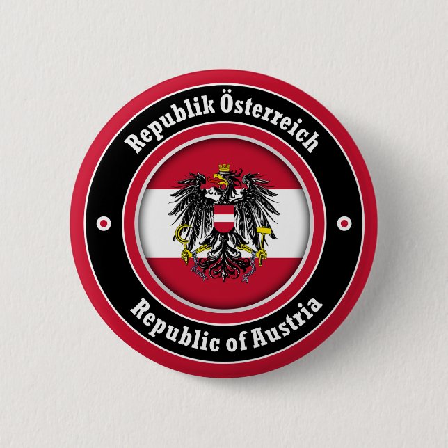 Republic of Austria 2 Inch Round Button (Front)
