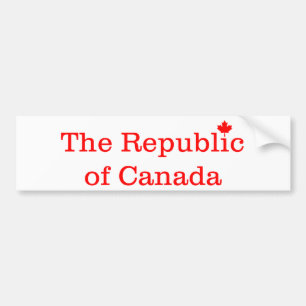 Republic of Canada Bumper Sticker