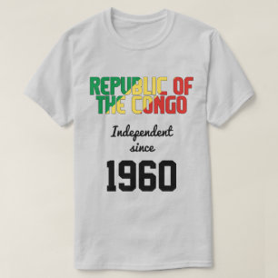 Republic of Congo Flag Independence Celebration T-Shirt