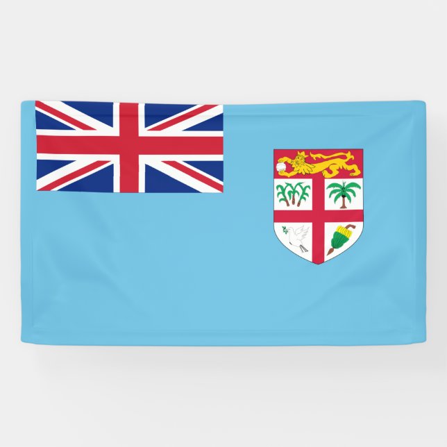Republic of Fiji flag Banner (Horizontal)