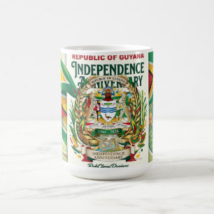 Republic  Of  Guyana 60th Independence Anniversary Coffee Mug