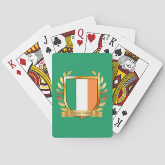 Republic of Ireland Flag Shield Playing Cards