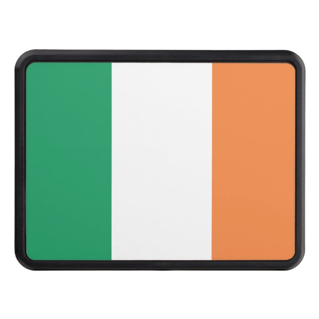 Republic of Ireland Flag Trailer Hitch Cover (Front)