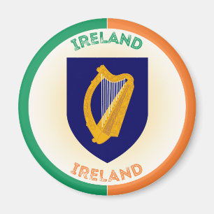 Republic of Ireland Heritage Emblem Magnet