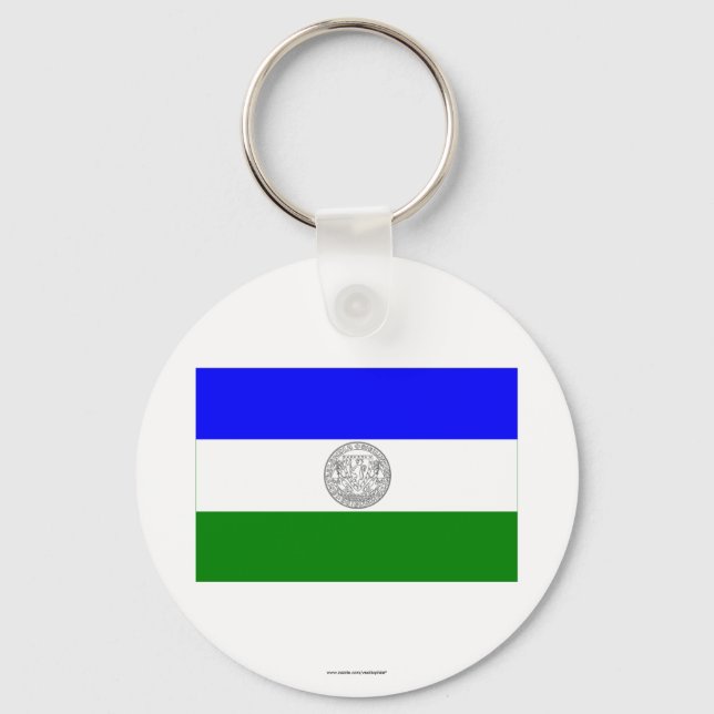 Republic of Jämtland flag (unofficial) Keychain (Front)