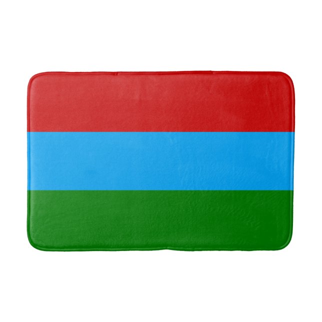 Republic of Karelia Flag Bath Mat (Front)