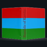 Republic of Karelia Flag Binder<br><div class="desc">Patriotic flag of Republic of Karelia.</div>