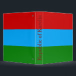 Republic of Karelia Flag Binder<br><div class="desc">Patriotic flag of Republic of Karelia.</div>