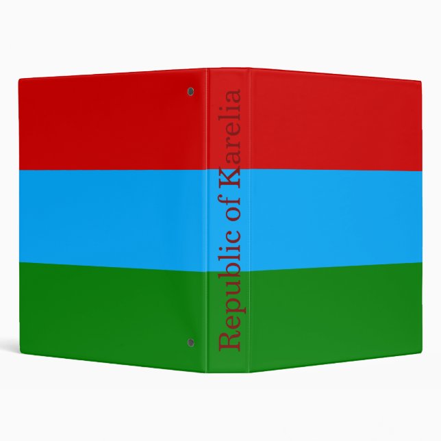 Republic of Karelia Flag Binder (Background)
