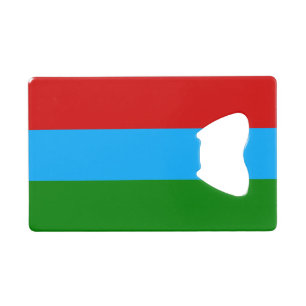 Republic of Karelia Flag Credit Card Bottle Opener