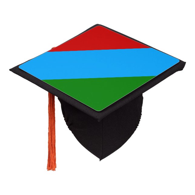 Republic of Karelia Flag Graduation Cap Topper (Angled)