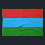 Republic of Karelia Flag Kitchen Towel<br><div class="desc">Patriotic flag of Republic of Karelia.</div>